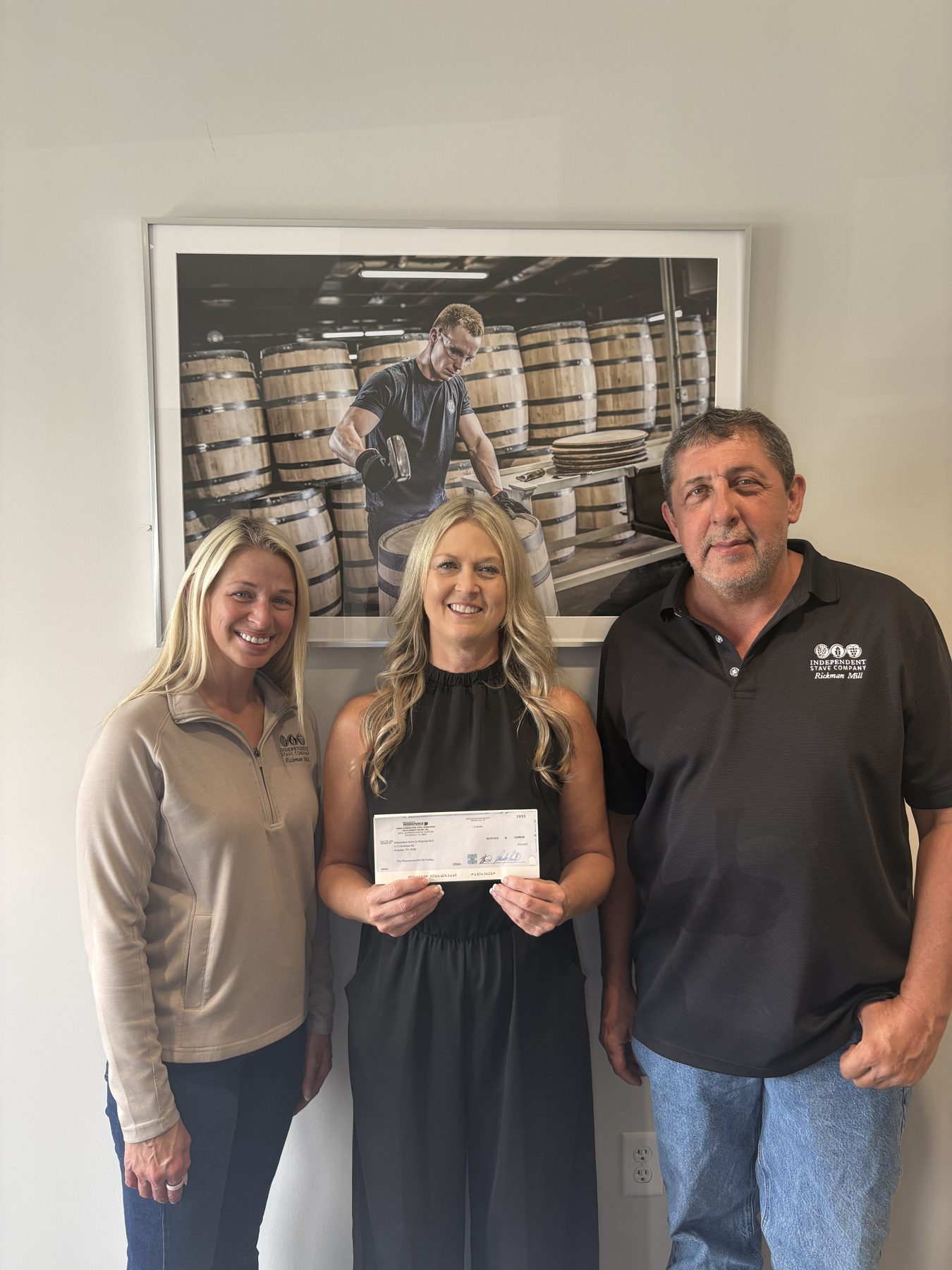 Workforce staff with the Independent Stave Mill Company team